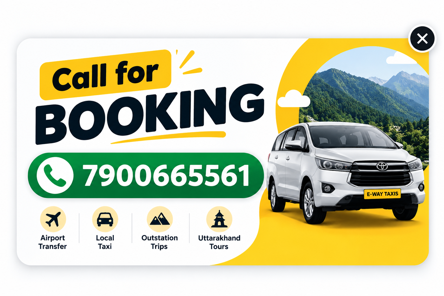Call E-Way Taxis for Booking